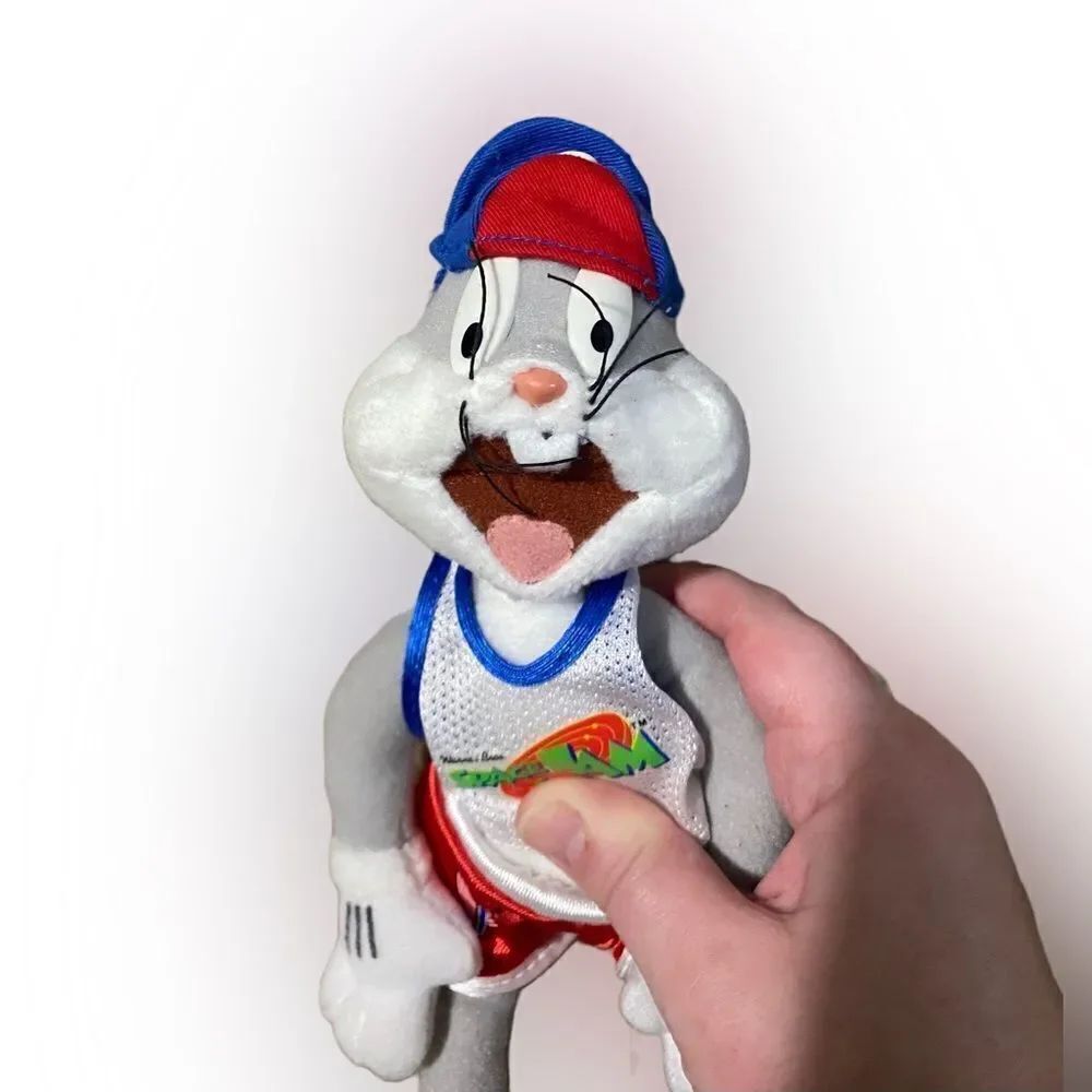 Vintage Bugs Bunny Space Jam Stuffed Animal Plush